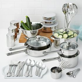 Stainless Steel Cookware and Kitchen Combo Set - Complete Your Culinary Arsenal! Stainless Steel Cookware and Kitchen Combo Set - Complete Your Culinary Arsenal!